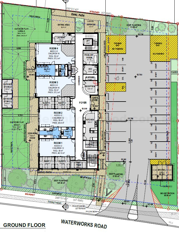 Ground-floor proposal plan — The Gap
